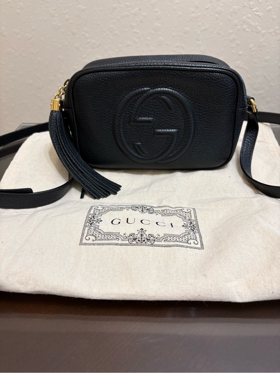 Gucci Handbags - Gucci black mini soho disco